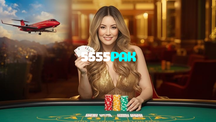 5555PAK casino presented on mobile device in Pakistan with slots and live games